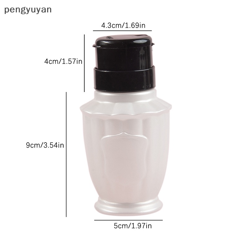 Chai Nhựa Rỗng Đựng Dung Dịch Tẩy Sơn Móng Tay Có Thể Đổ Đầy