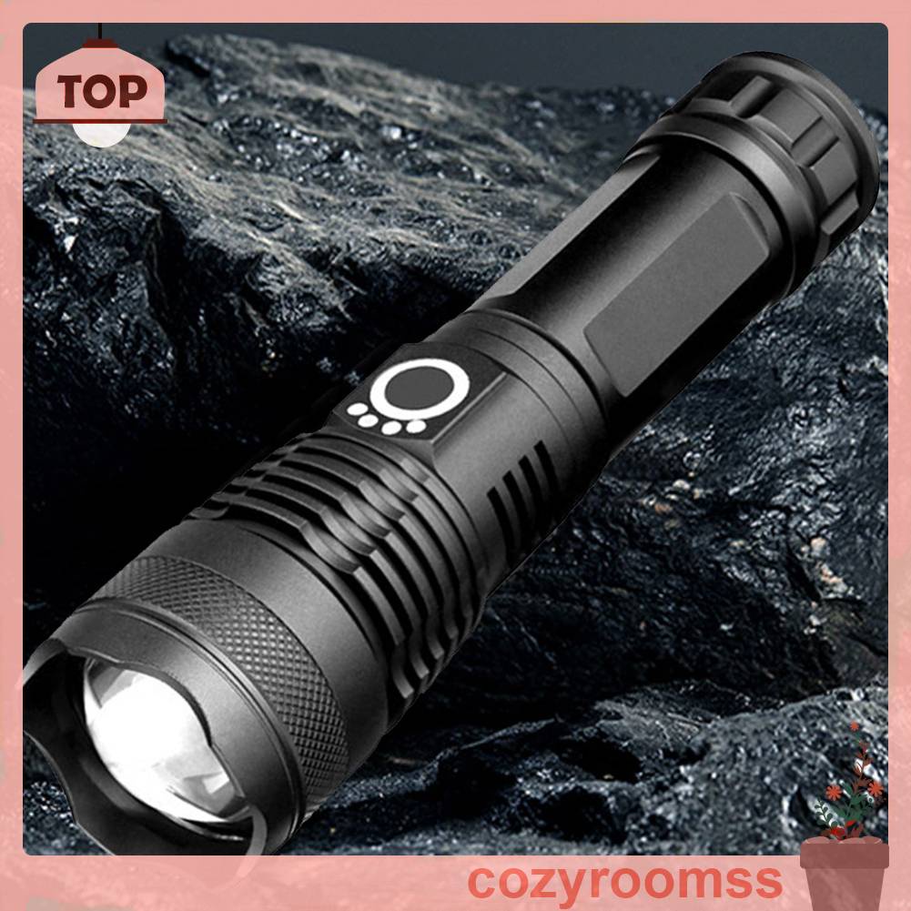 Đèn Pin XHP50 LED 5 Chế Độ 1500LM Chống Thấm Nước IPX4 Sạc USB Tiện Dụng