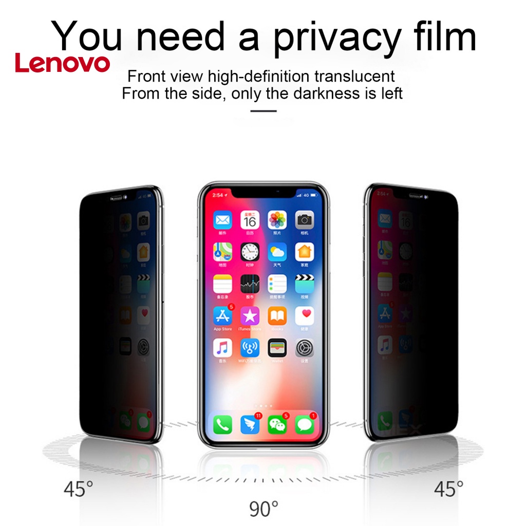 1 Bộ Kính Cường Lực Bảo Vệ Màn Hình Chống Sốc Chống Nhìn Trộm Cho iPhone 13 mini / 13 / 13 Pro / 13 Pro Max