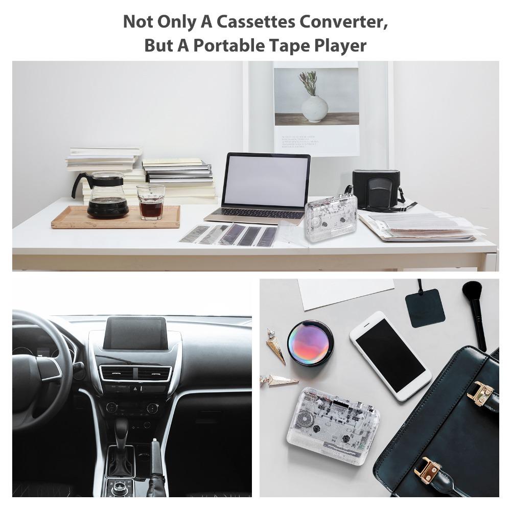 AUGUSTINA Bộ Chuyển Đổi Băng Cát Sét USB2.0 Sang Mp3