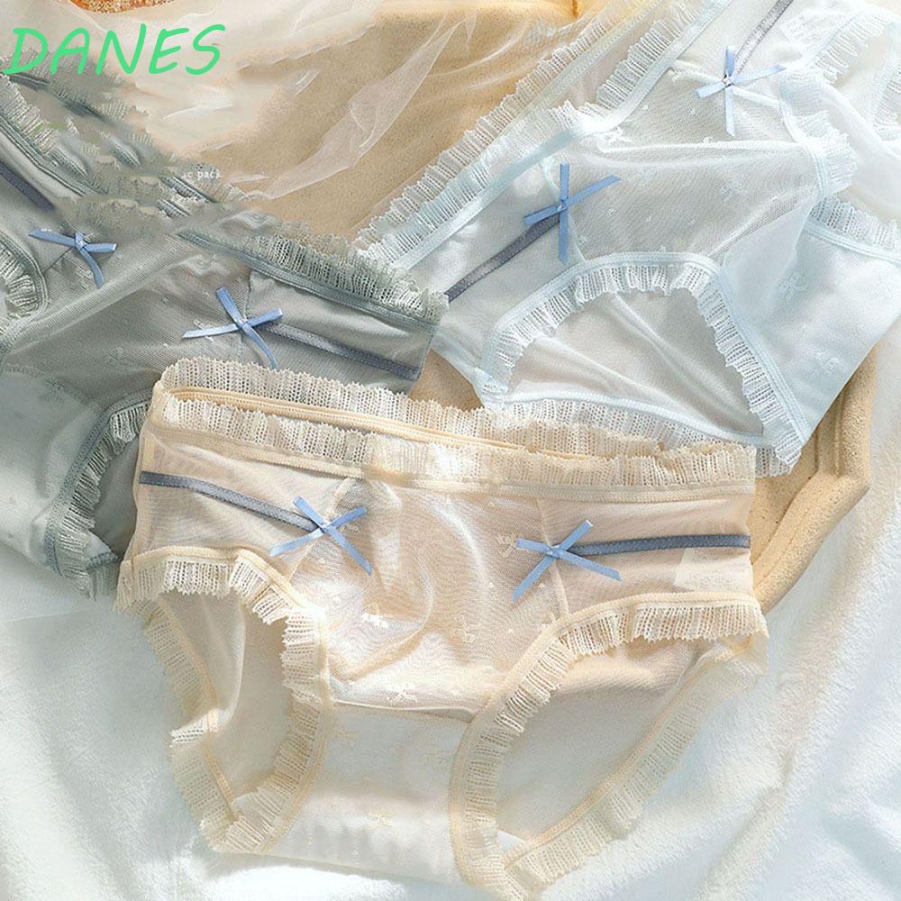 DANES Quần Lót Ren Màu Sắc Ngọt Ngào Cho Nữ