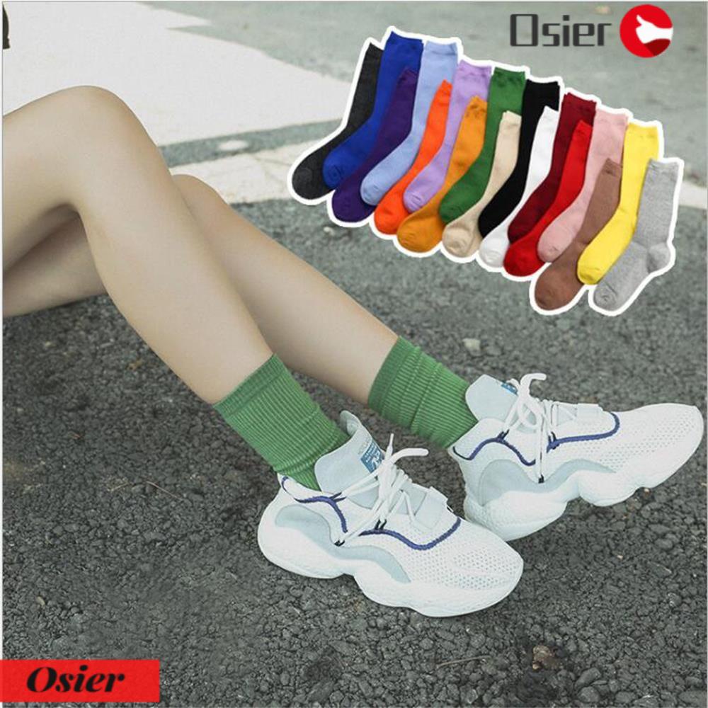 OSIER1 Tất Cotton DàY MàU SắC NgọT Ngào