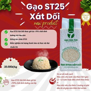 Gạo st25 xát dối ông thọ túi 1kg nmct