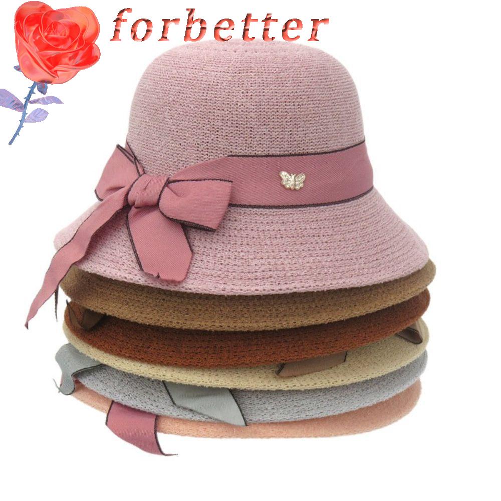 FORBETTER Nón Cối Màu Sắc Thanh Lịch Cho Phái Nữ