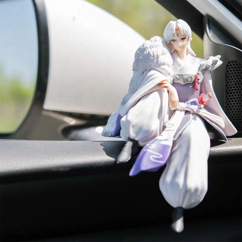 Inuyasha Nhân Vật Nữ Anime Ngồi Đúng Tư Thế Ngồi Mì Ăn Liền Trang Trí Khung Gầm Xe Hơi