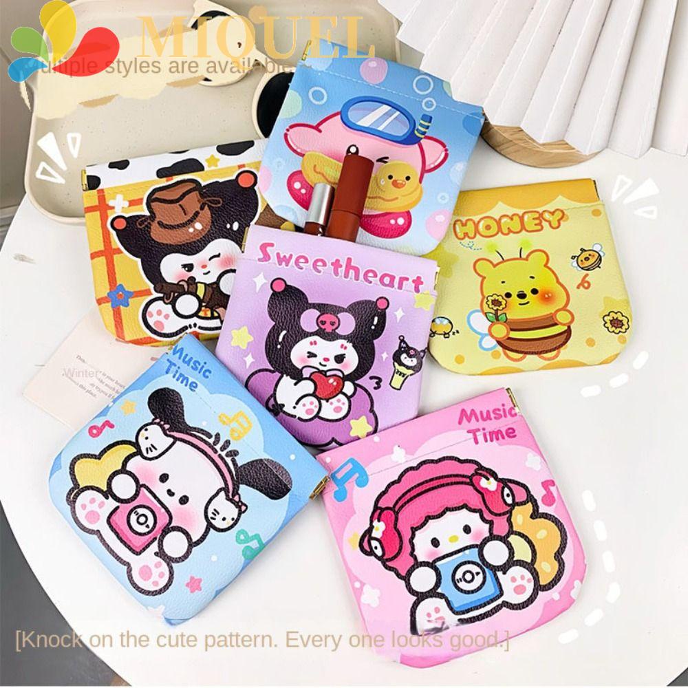 Túi Đựng Mỹ Phẩm Bằng Da PU Tự Đóng Hình Vuông Tiện Dụng