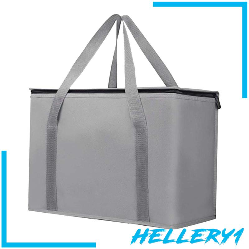 Túi Mua Sắm Cách Nhiệt Bằng Vải Không Dệt Có Khóa Kéo Di Động Đa Ứng Dụng