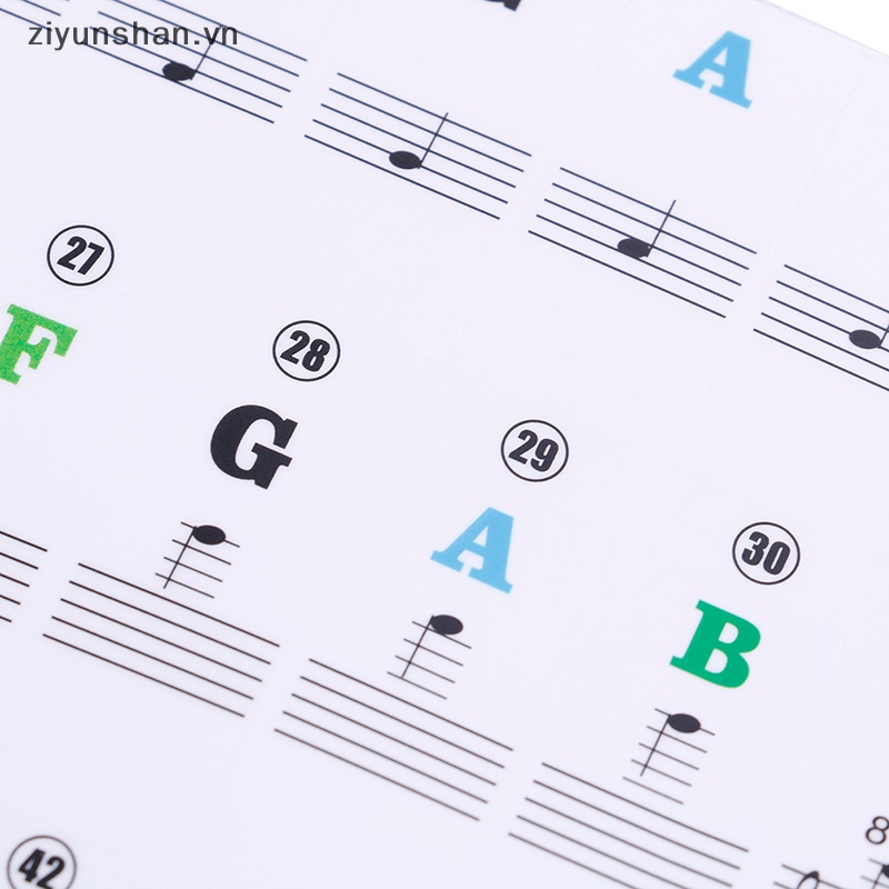 Miếng Dán Phím Đàn Piano Điện Tử 54 61 88 Phím