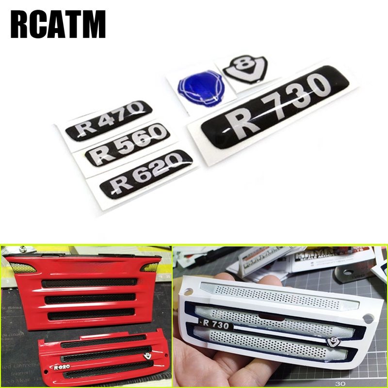Logo Dán Trang Trí Xe Tải Điều Khiển Từ Xa Tamiya R620 R470 R730 770S V8 Tỉ Lệ 1 / 14