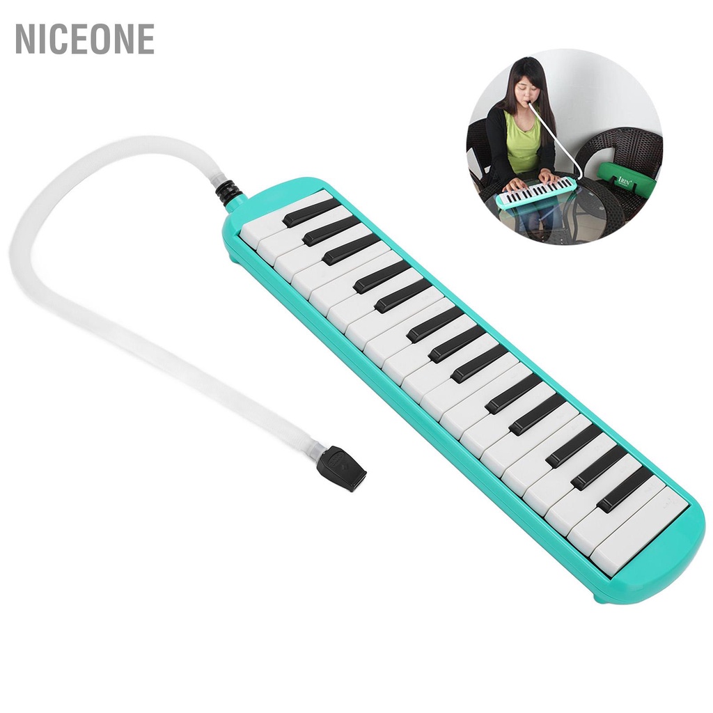 NiceOne  Bàn phím Air Piano 32 phím đàn piano miệng chuyên nghiệp Melodica với ống ngậm ngắn cmman