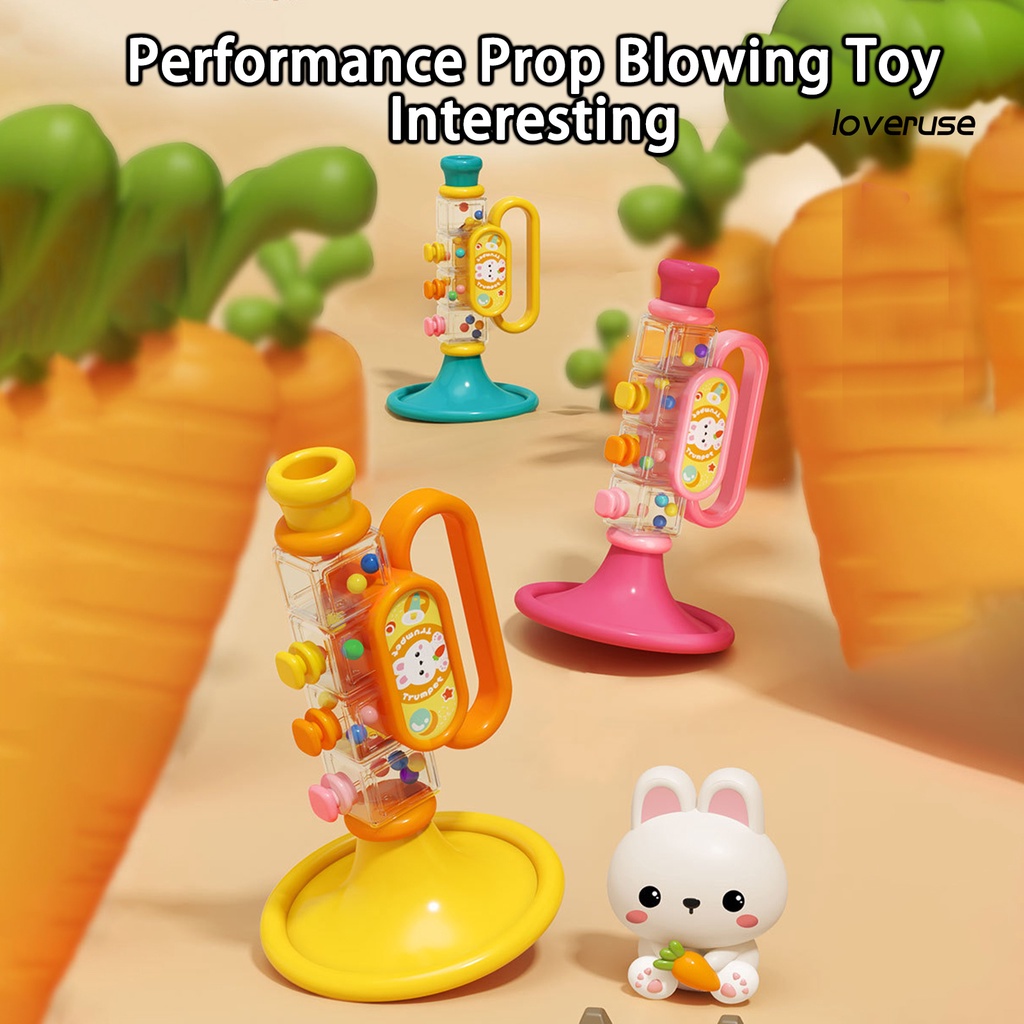 Kèn Đồ Chơi Mini Hình Thỏ Có Dây Đeo Nhiều Màu Sắc Cho Trẻ Em