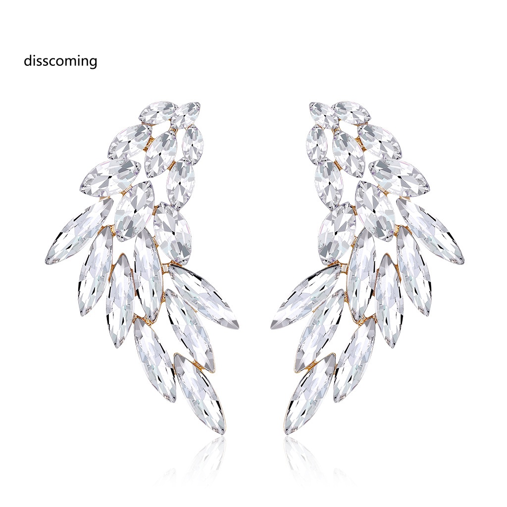 Áo Thun Tay Ngắn In Chữ SL| Đôi Bông Tai Hình Cánh Quạt Đính Đá Thời Trang Cho Nữ