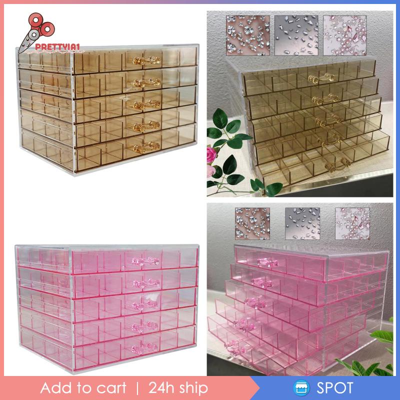 Hộp Đựng Trang Sức Đính Đá Lấp Lánh Ốp