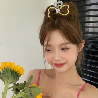 Kẹp Tóc Hình Nơ Đính Đá Thời Trang Cho Nữ