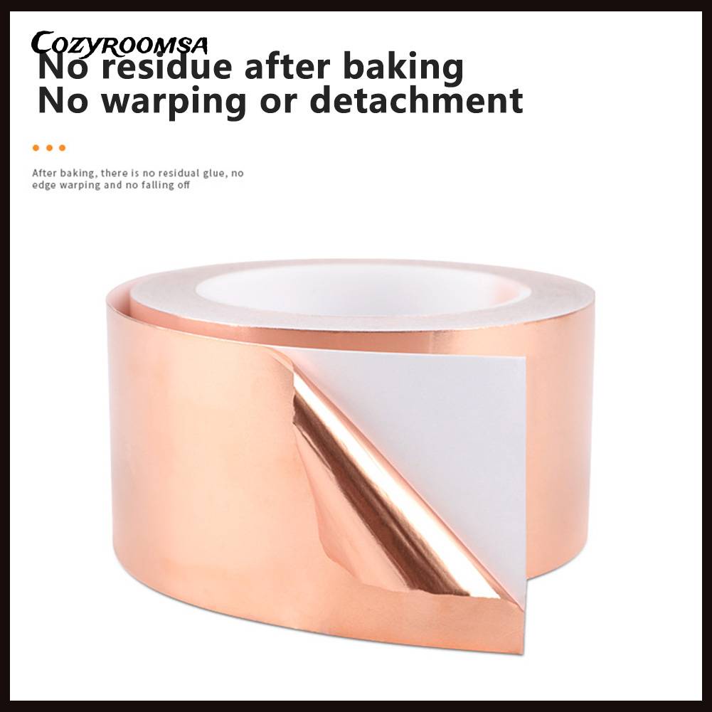 Băng Keo Lá Đồng Chịu Nhiệt Độ Cao Bảo Vệ An Toàn Cho EMI RFI