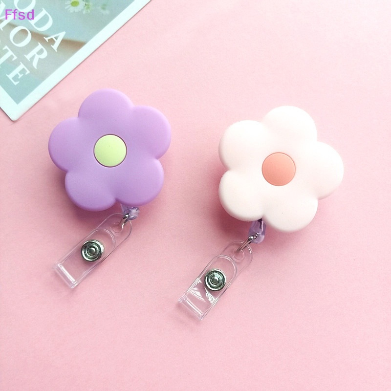 {Ffsd} Dây Đeo Thẻ ID / Huy Hiệu Bằng Silicon Chất Lượng Cao Có Thể Thu Gọn Cho Học Sinh / Y Tá Bán Chạy