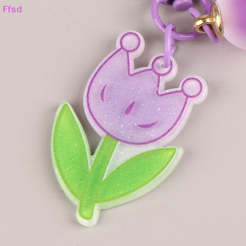 {Ffsd} Móc Khóa Trang Trí Túi Xách / Tai Nghe Hình Bông Hoa Vương Miện Màu Kẹo Dễ Thương Dành Cho Bạn Nữ * Bán