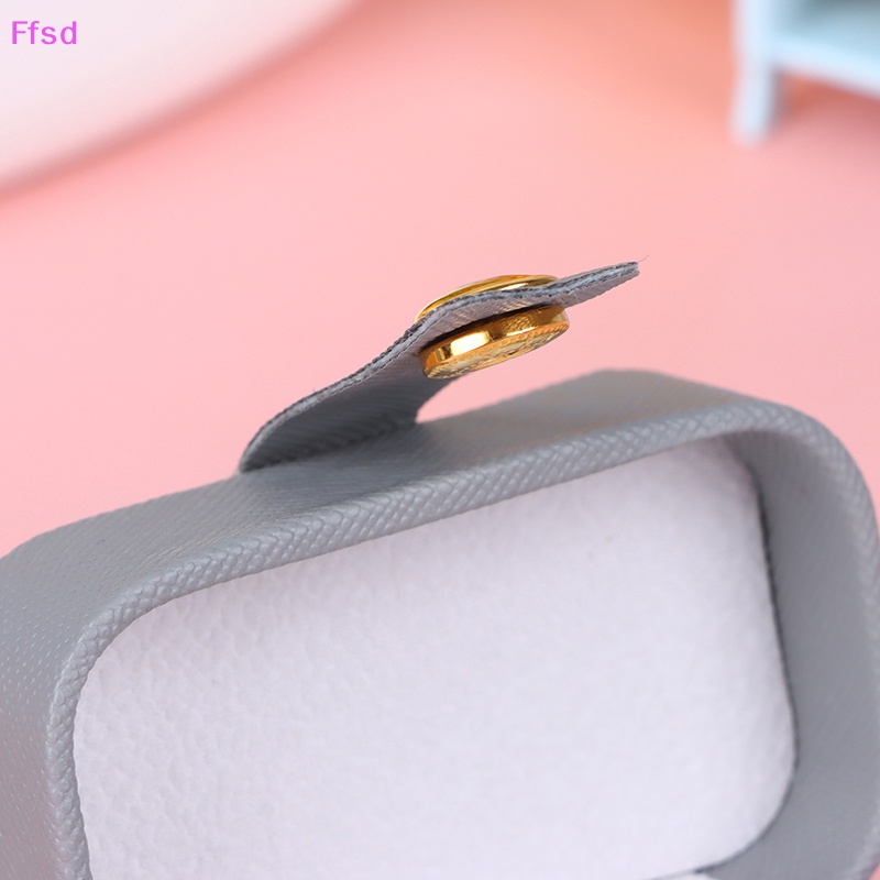 1 Hộp Đựng Trang Sức Mini Bằng Da PU Tiện Dụng