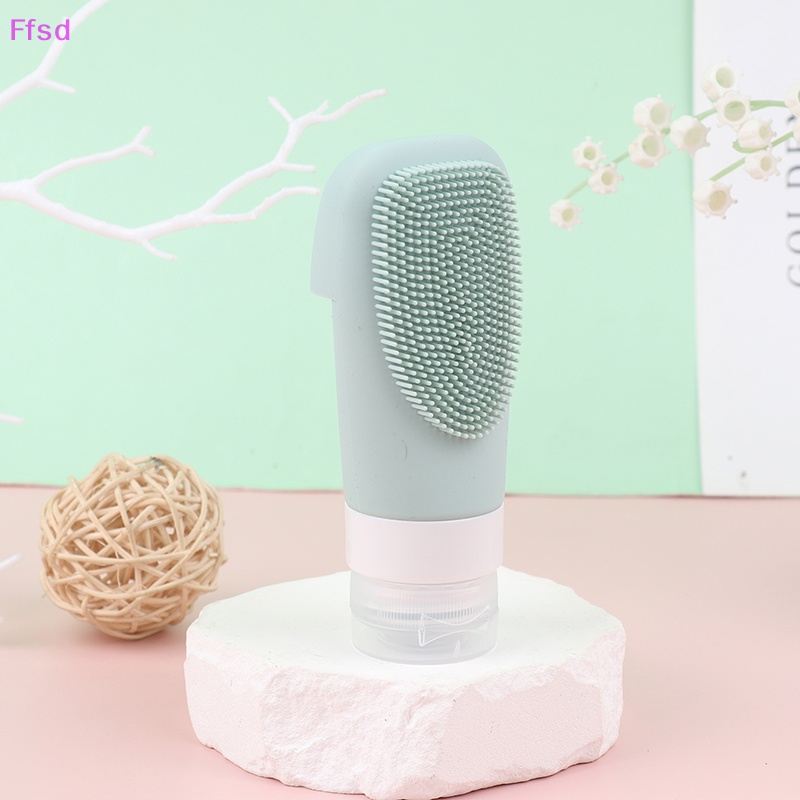 {Ffsd} Bộ Chai Silicone Rỗng Dạng Nhấn Đựng Mỹ Phẩm / Dầu Gội Đầu Có Thể Bơm Đầy Lại * Bán Chạy