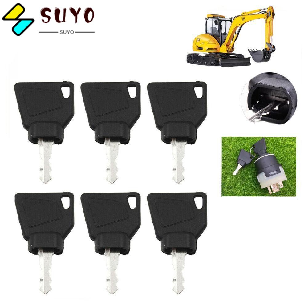 SUYO Bộ Đánh Lửa Khởi Động Bằng Kim Loại Bền Màu Đen Cho JCB 3CX