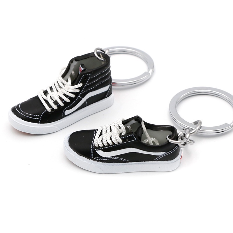 Vans Móc Khóa Hình Giày Sneaker 3D Phong Cách Vintage