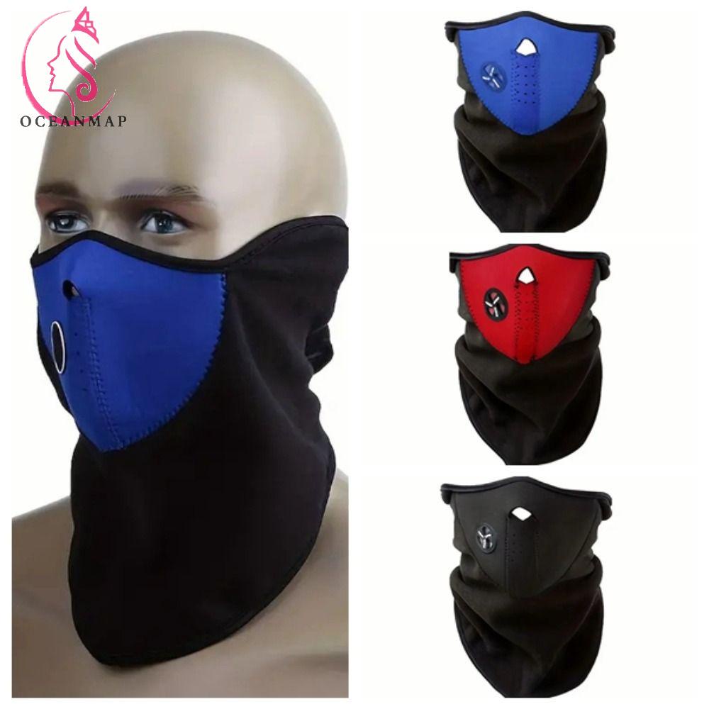 OCEANMAP Khẩu Trang Chống Gió Chống Bụi Thoáng Khí Khi Đi Xe Đạp