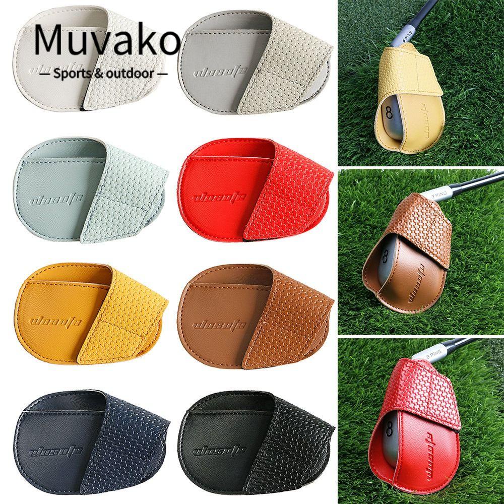 MUVAKO Vỏ Bọc Tay Cầm Gậy Đánh Golf Bằng Da PU Cao Cấp