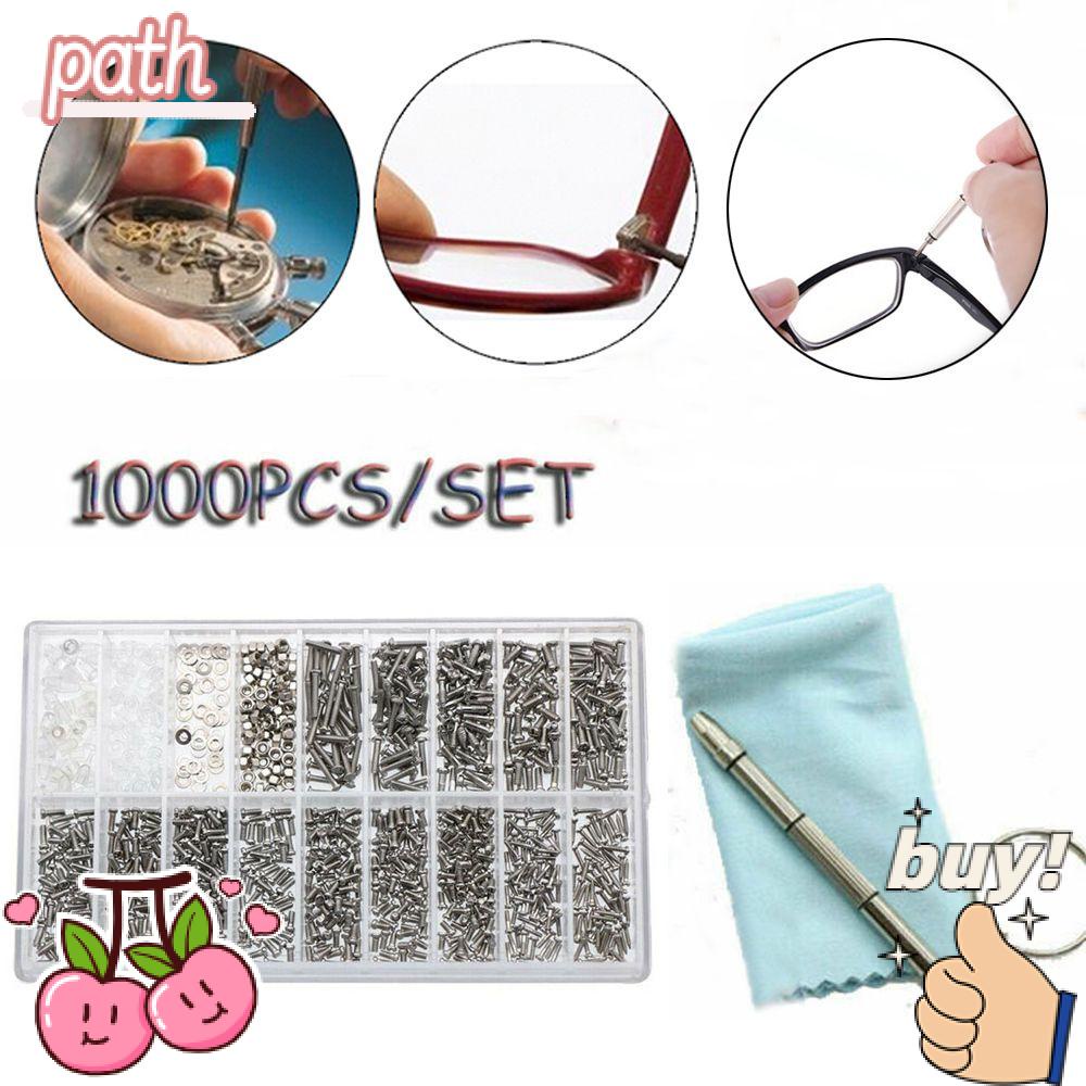 PATH Bộ 1000 Ốc Vít Sửa Chữa Mắt Kính Chuyên Dụng