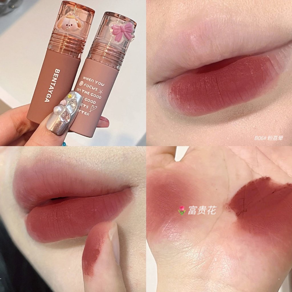 Son Môi Bentayga Chất Nhung Lì Chống Thấm Nước Lâu Trôi Thiết Kế Ống Tròn