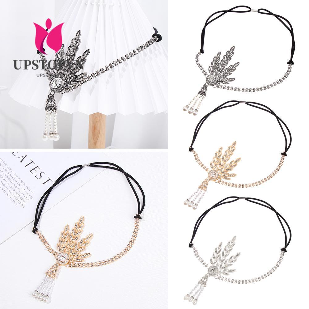 UPSTOPVN Phụ Kiện Cài Tóc Cô Dâu Phong Cách Vintage