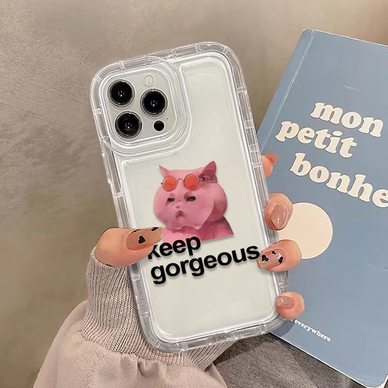 Ốp Điện Thoại TPU Silicon Mềm Trong Suốt Chống Sốc Cho IPhone 11 12 13 14 Pro Max 7 8 Plus X XS XR SE 2020