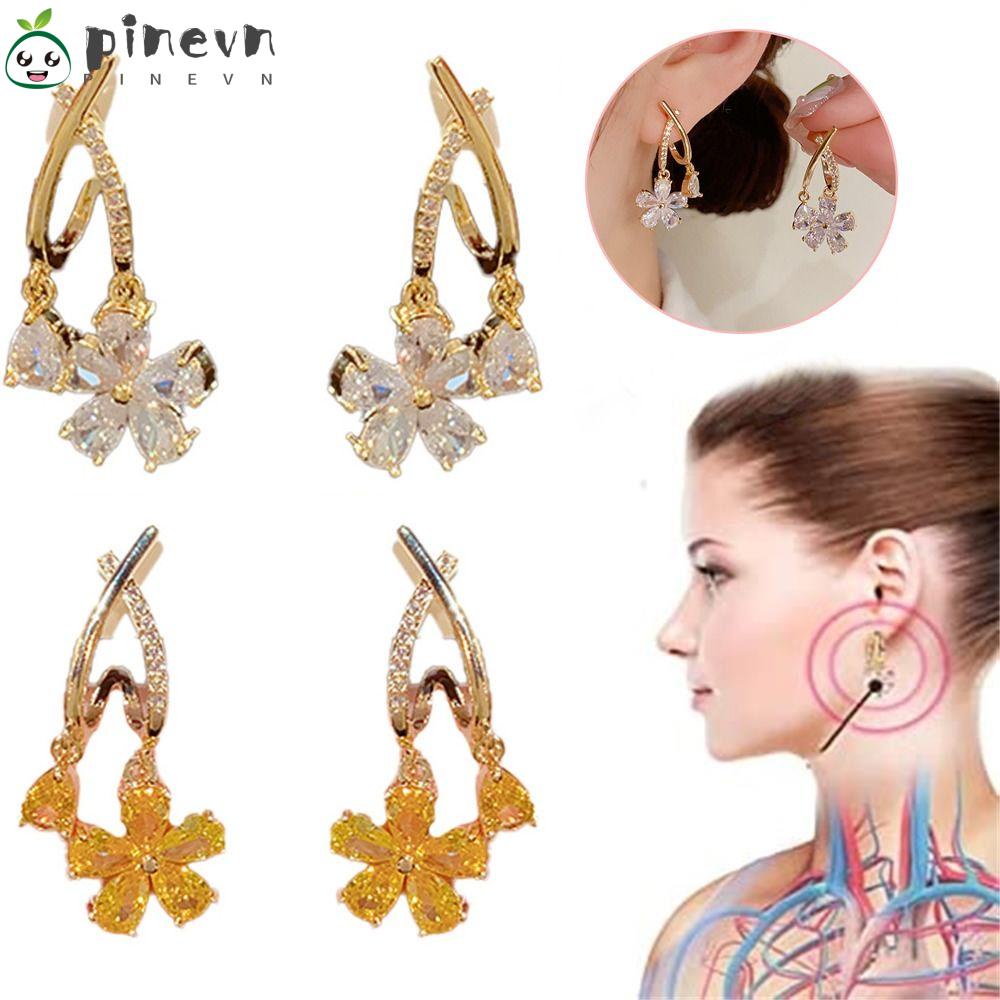 PINEVN Bông Tai Từ Tính Giúp Giảm Căng Thẳng Dành Cho Nữ