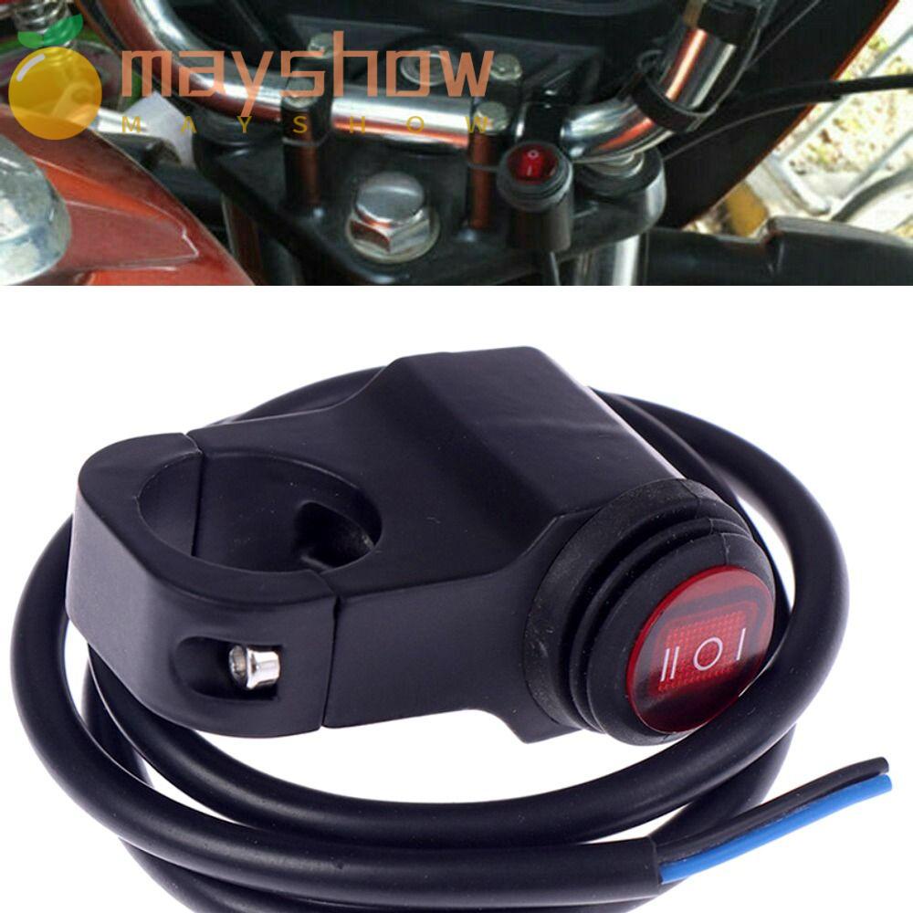 MAYSHOW Công Tắc Đèn Gắn Tay Lái Xe Máy Scooter Chuyên Dùng