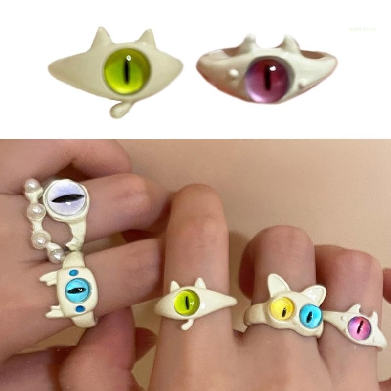 San * Nhẫn Hở Bắt Mắt To Hợp Thời Trang Cá Tính Cho Nữ