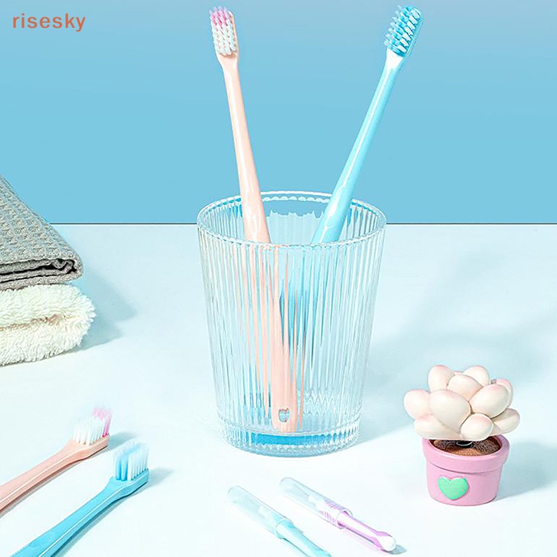 Set 3 Bàn Chải Đánh Răng Chỉnh Nha Mềm Mại Chăm Sóc Sức Khỏe Cho Người Lớn