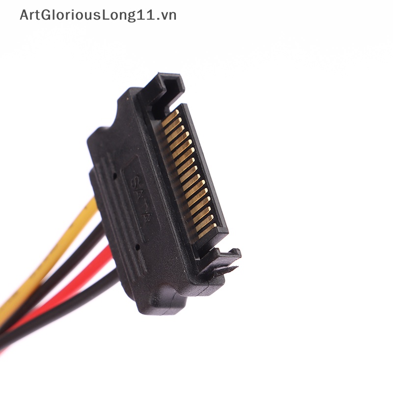 Dây Cáp Nguồn SATA Molex IDE 4 Pin Sang SATA Dài 20cm Chuyên Dụng Cho Máy Tính PC