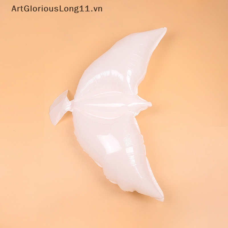 1 Bong Bóng Trang Trí Hình Chim Bồ Câu Màu Trắng Thân Thiện Với Môi Trường
