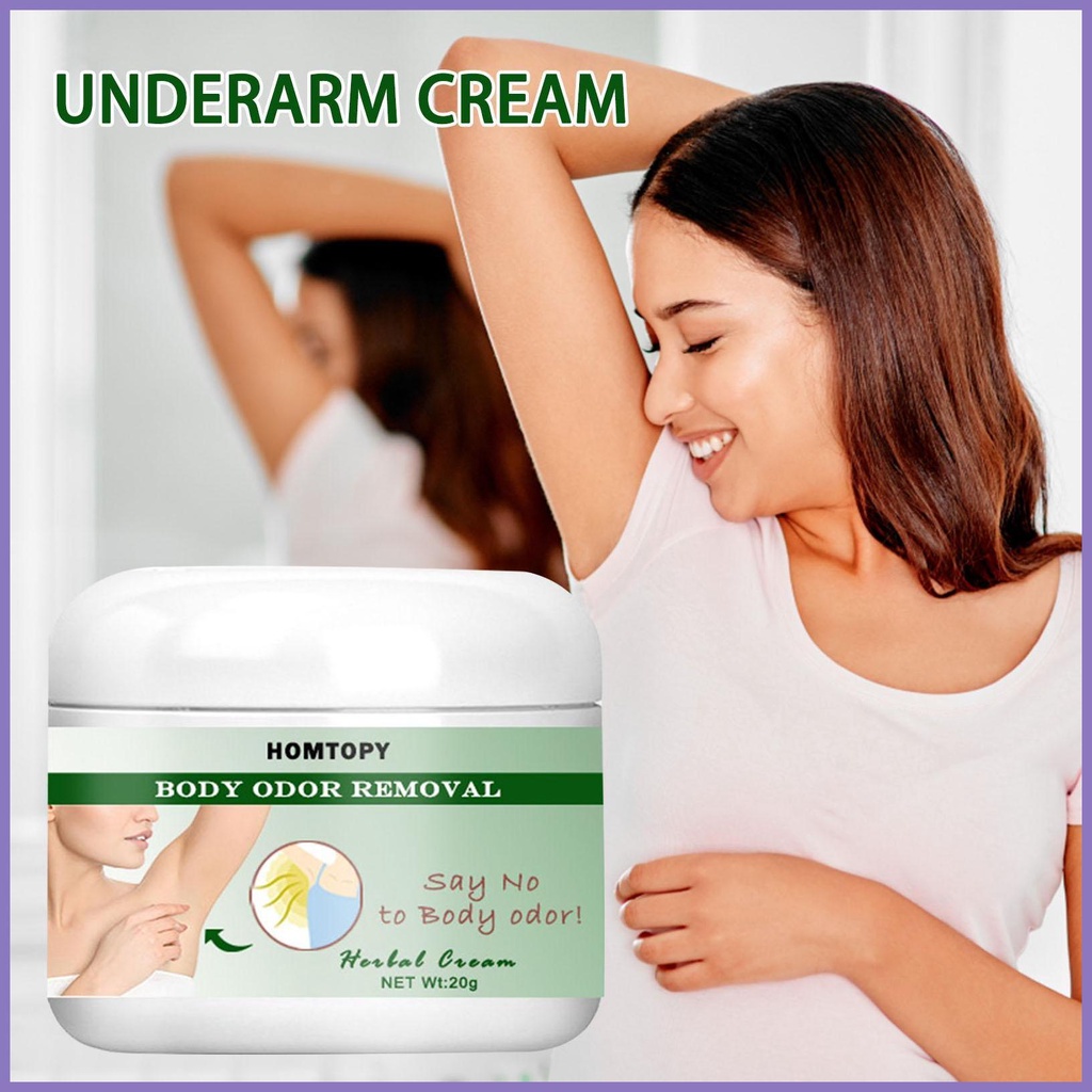Kem Thảo Dược Tự Nhiên 0.7 Oz Loại Bỏ Mùi Hôi Dưới Cánh Tay Lâu Trôi Cho nota2vn