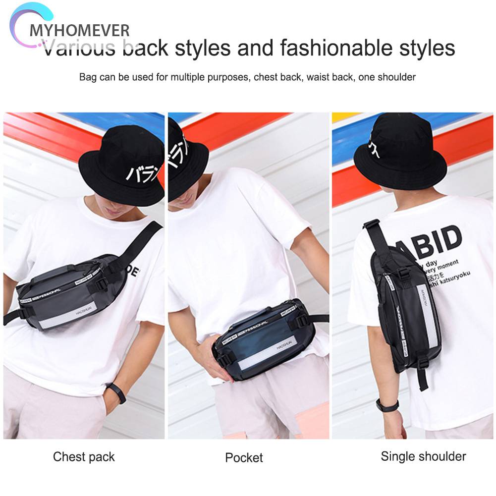 Túi Đeo Hông Thể Thao Bằng Nylon Trọng Lượng Nhẹ Cho Nam