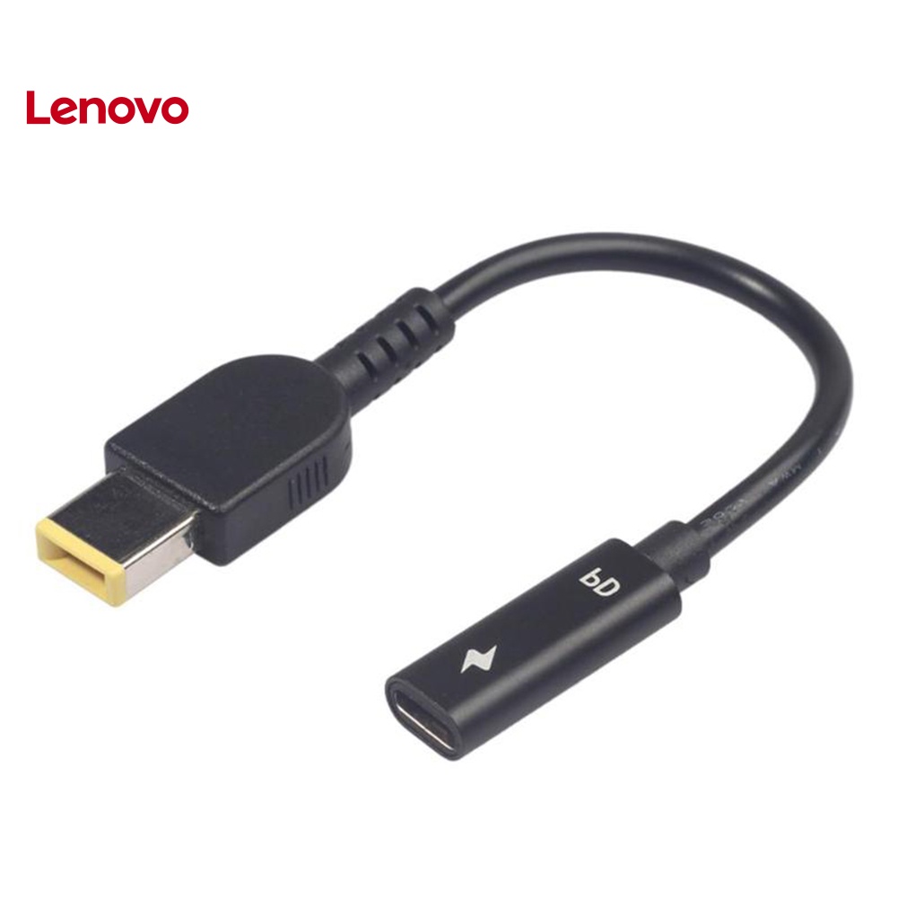 Dây Cáp Sạc Usb Loại C Đầu Cái Sang Đầu Đực DC PD Dành Cho Lenovo Thinkpad