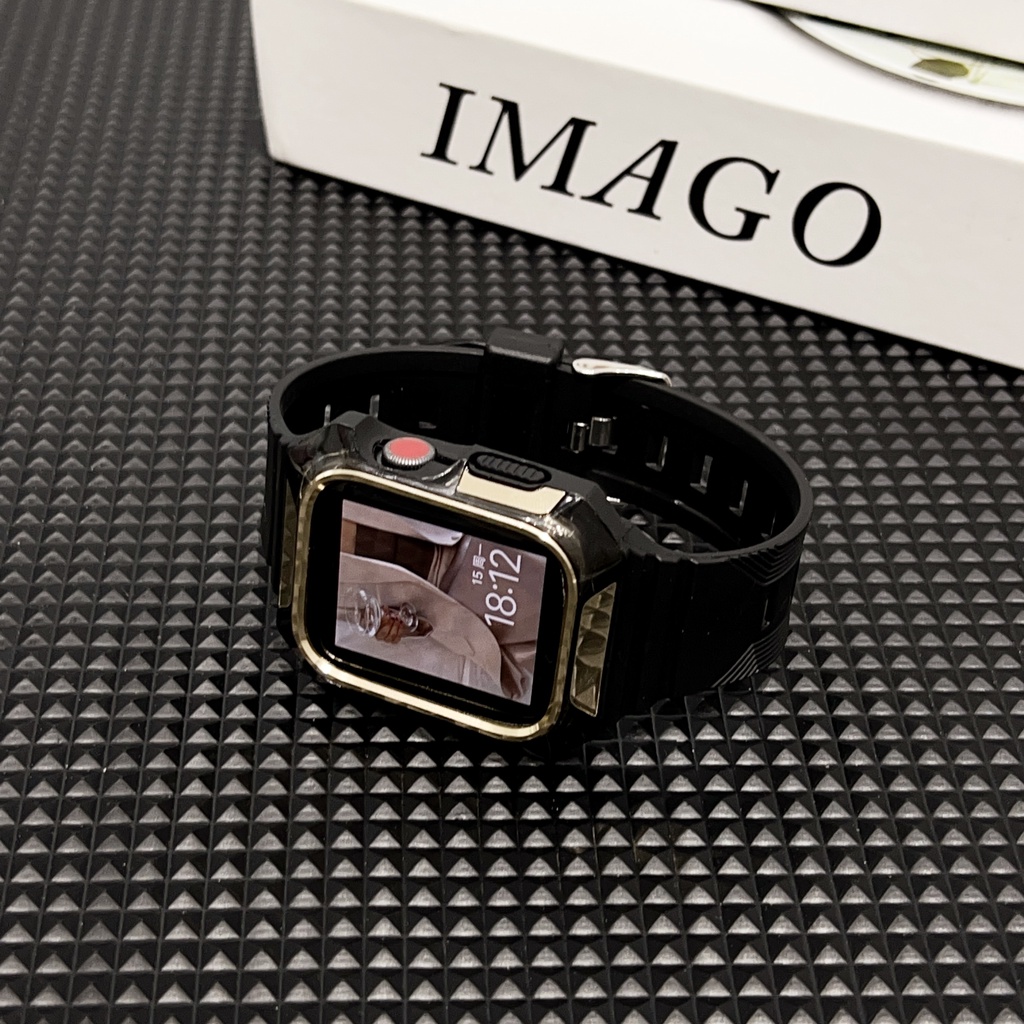 Phù Hợp Set Ốp Lưng Kim Loại Cho Apple Iwatch8 / 7 / 6 SE