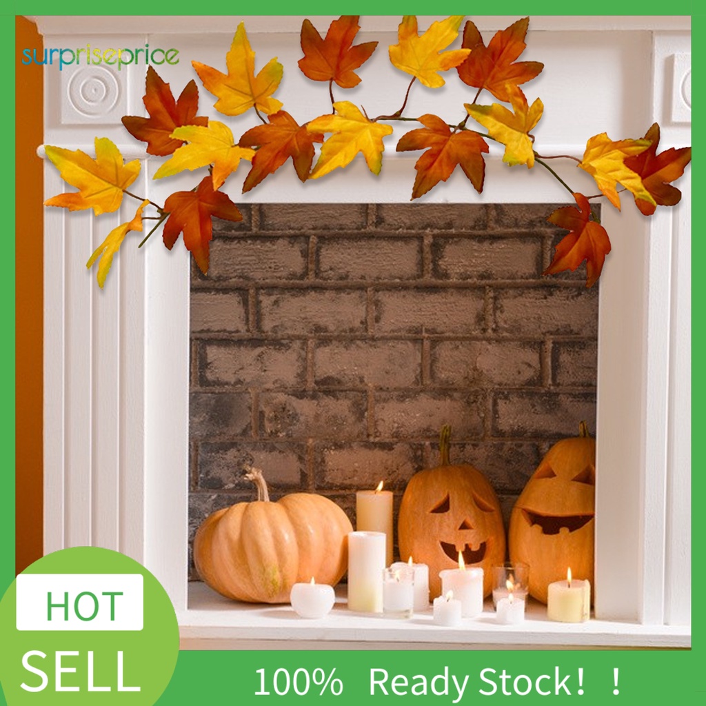 (Bất Ngờ) Lá Phong Giả Sống Động Như Thật Trang Trí Cửa Sổ Không Cần Khoan Lỗ