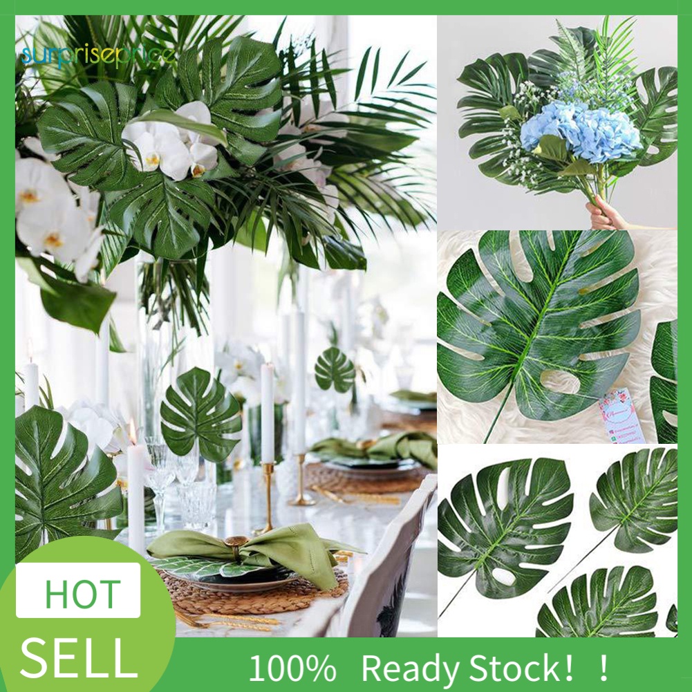 Set 60 Lá Cọ Giả Trang Trí Phong Cách Hawaiian Độc Đáo