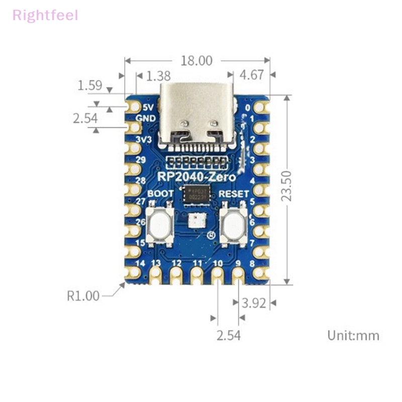 Bảng Mạch Điều Khiển RP2040-Zero RP2040 PICO Lõi Kép Mới