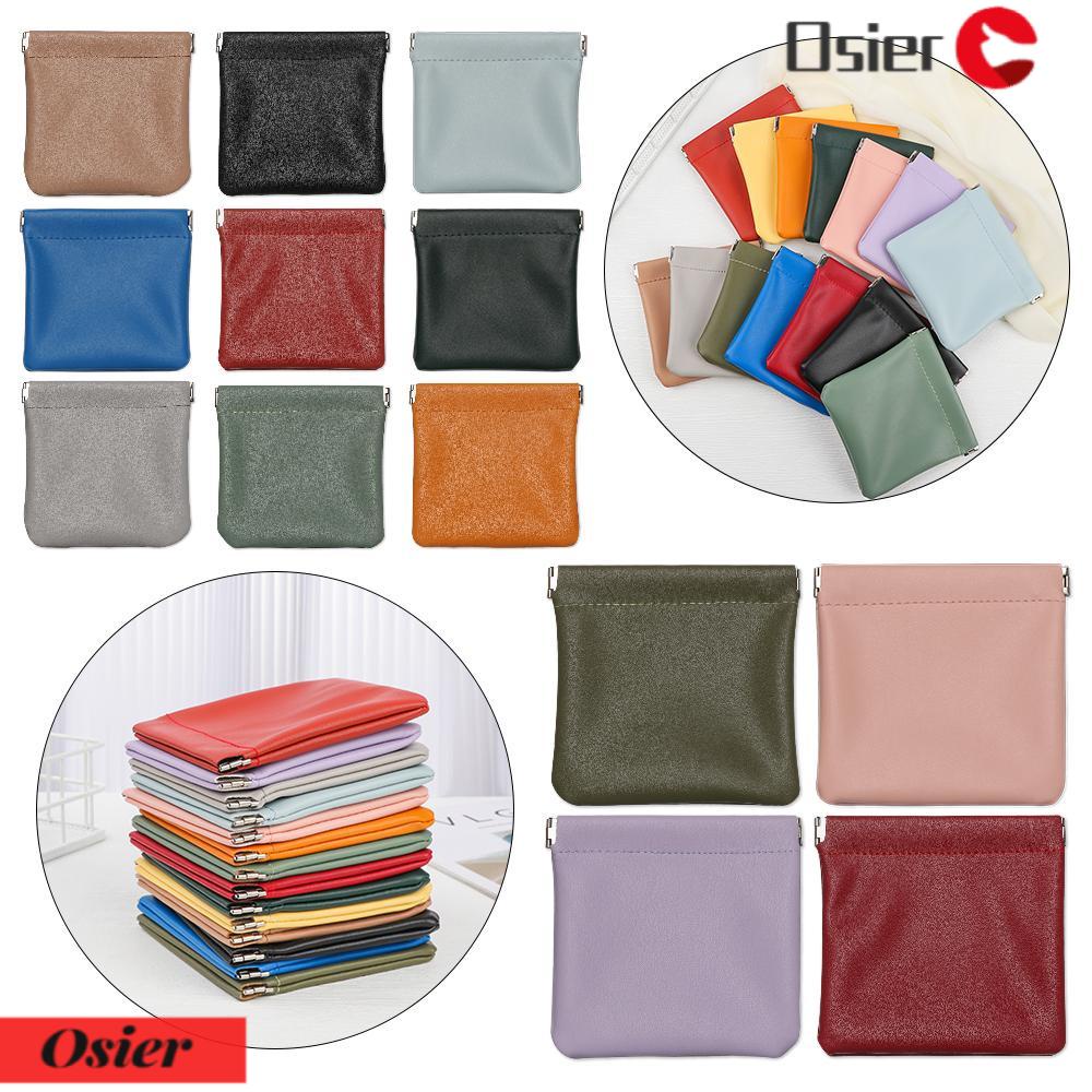 OSIER1 Ví Da PU Đựng Tiền, Thẻ, Chìa Khóa