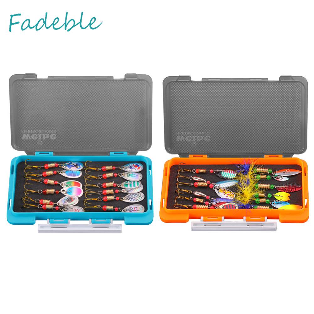 Set 12 Mồi Giả Nhử Cá Bằng Chất Liệu Sequin Gắn Kèm Móc Câu Tiện Dụng