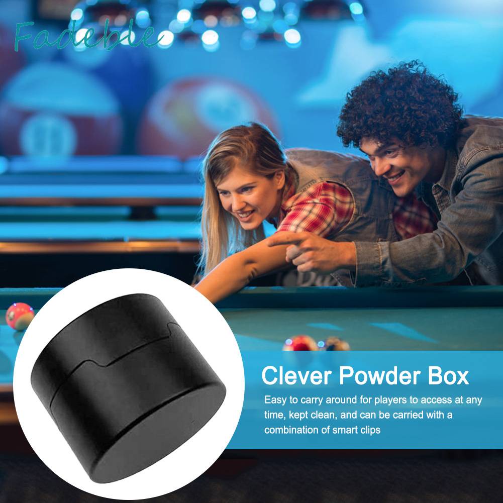 Hộp Phấn Đánh Bida Mini Bằng Nhôm Gọn Nhẹ