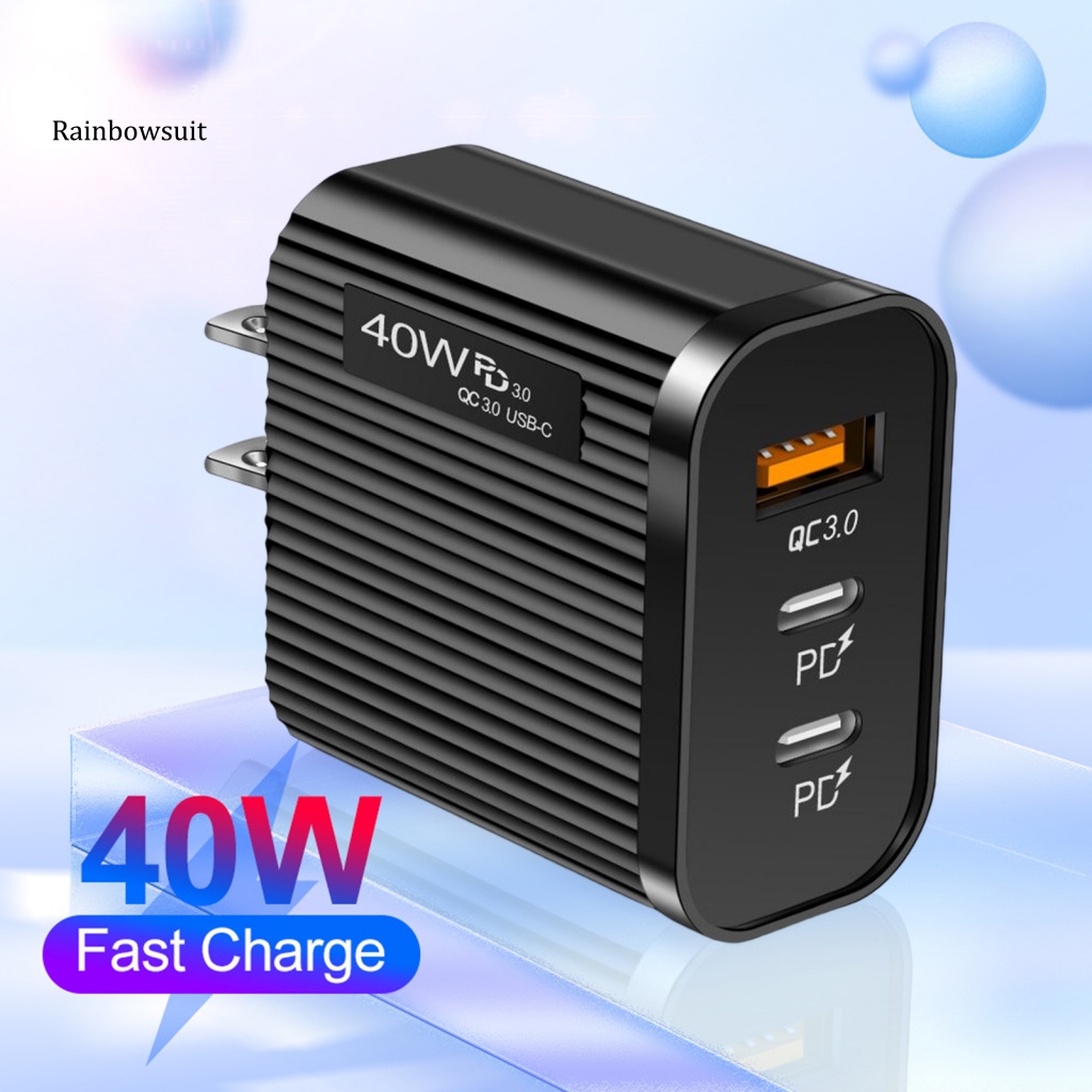 Đầu Sạc USB Type-C Bằng ABS Cho Điện Thoại Laptop