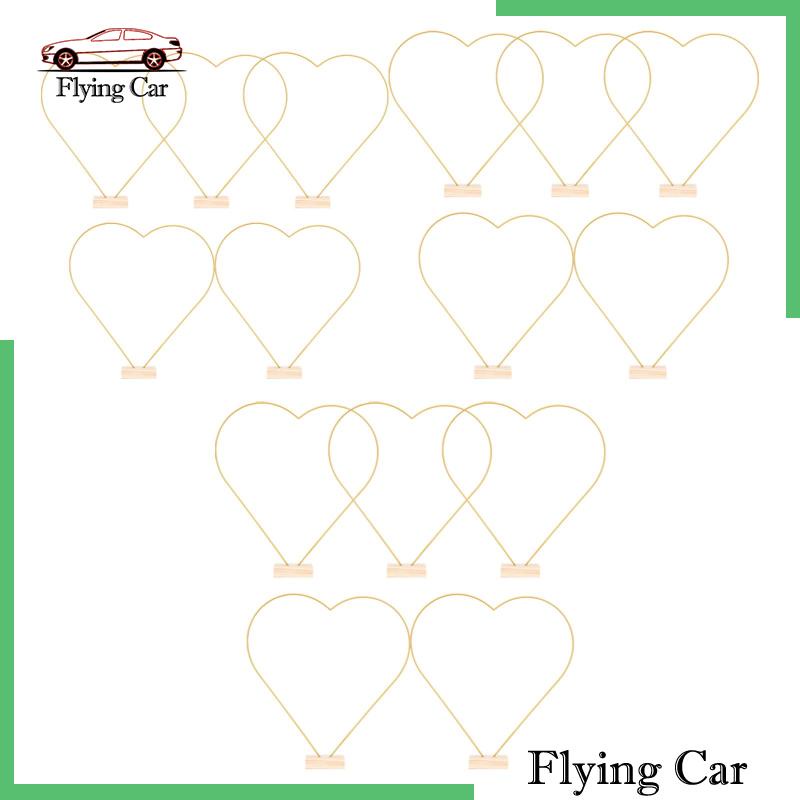 Set 5 Vòng Hoa Bằng Kim Loại Làm Bằng Thủ Công Kèm Thẻ Giữ Vòng Hoa Trang Trí Bàn Tiệc