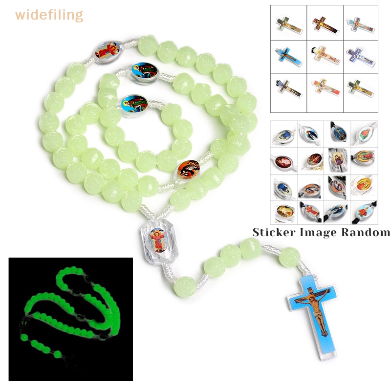 Vòng cổ Mặt Thánh Giá Bằng Rosary Phản Quang Thời Trang Dành Cho Nữ